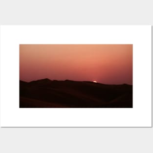 Desert Sunset 3 Posters and Art